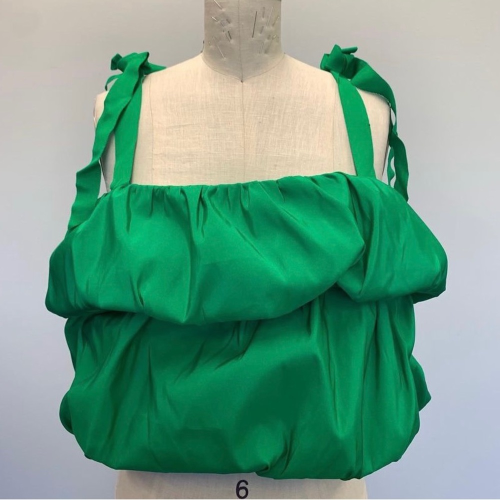 Green Greta Constantine crop top